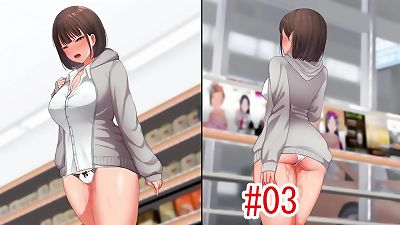 Night Walk 3: With only 1 piece of lingerie on the lower body, I went to a convenience store in the middle of the night to seek excitement.