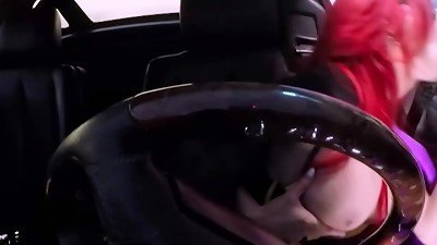 big-boobed Cosplaying milf Shanda Fay milks A Rock hard prick Outdoors!