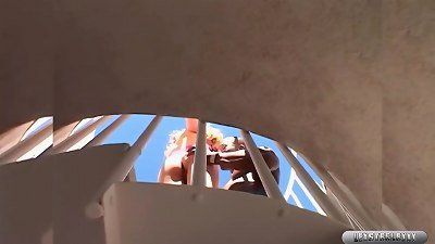 Nikki Nievez Takes Off Her panty swimsuit And fuckin' With Lex Steele!