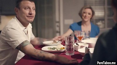 naughty family use fresh tighty stepdaughter teenage for lovemaking