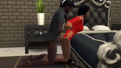 Indian wifey cheating hubby with his best friend | Desi aunty first time