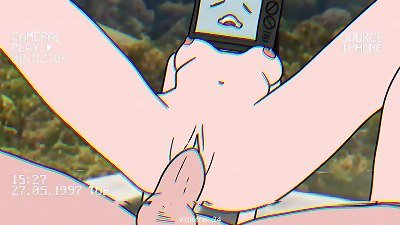 TV female and camera guy sex animation