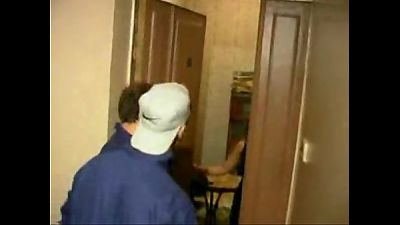 girl intensity smashed by two plumbers stiff in the ass.