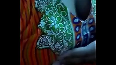 Desi top put off to unsheathe giant young knockers by horny Indian hoe