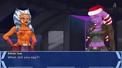 star Wars Orange Trainer Part 34 costume play ravage hot hardcore alien ladies