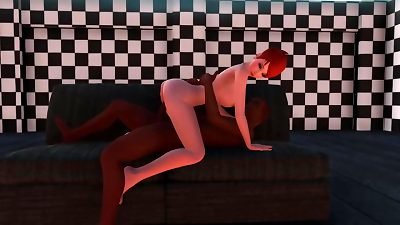 Top six best sexual positions normal and anal for you and your partner "ON SOFA" 3-dimensional