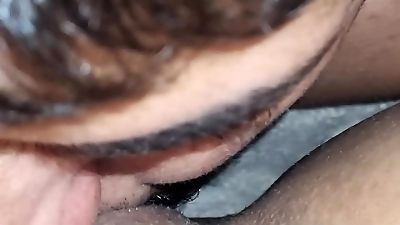 I love blowing this milf's big, fat pussy