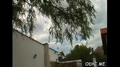 cool aged and young act with molten honey seducing daddy