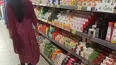 Gave DiDi some fun at home after shopping at the mall! dirty hindi talking