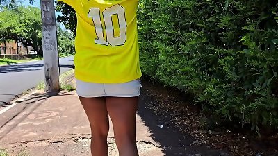 my wife struggles with me brazil lost so i went to fuck drool's caboose in the forest