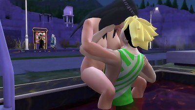 Boruto porno Cap 2 Boruto went to the pool with hinata to help her swim hinata seduces her own sonny gives him oral fuck-a-thon she completes up nailing him in and out of the pool