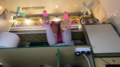 super magnificent legal years older student working with no panties - hidden camera upskirt