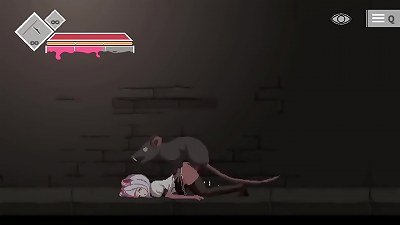 anime game lovely girl being fucked by a pile of opponents