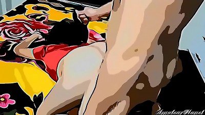 Bad sis Gets donk pulverized hard for Stealing Money Part 1 - cartoon