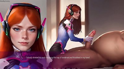 Unsatisfied wife giving blowage to Her Husband's buddy first Time - 3 dimensional manga porn Animated porno - Mila Ai