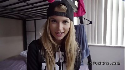 huge fuck-stick man fucks college teen