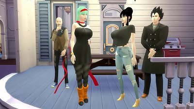 Goku porn Cap1 Bulma sees master roshi fucking a thousand and joins with vegeta