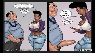 The Mayor S4 ep 6 - converting a lezzie to a salami hungry slut.