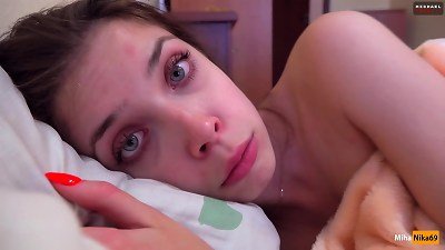 Step brother instructed Me How to pulverize and jizm in mouth - MihaNika69 and MichaelFrost