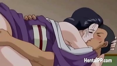 anime porn milf fuck In 3 way (Hentai uncensored )
