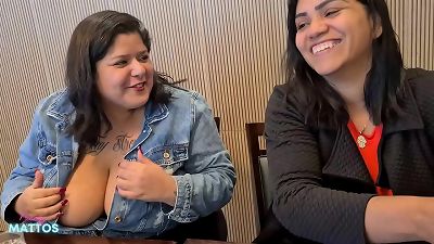 Fomos num barzinho e a bbw gostosa mostrou os peit&atilde;o gostoso levamos pra casa e ela achou o pau do Lukas Lindo