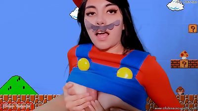 The real Mario BROSS punches CALLAMPA to SENTONES to gain additional life - REAL LIFE cosplay