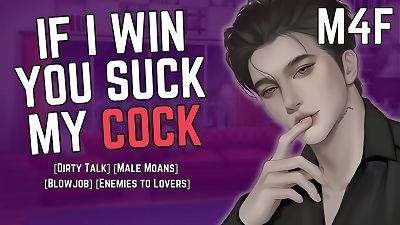 suck AND DRAIN YOUR Bully's salami at a party [M4F] [Male Moaning] [Erotic Audio for Women]