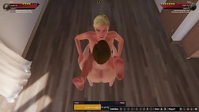 Ethan vs Katey (Naked Fighter 3D)