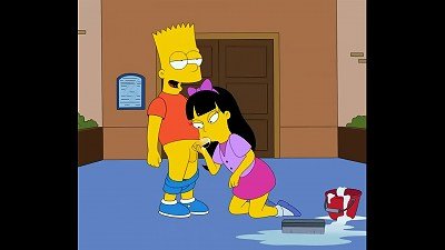 Jessica deepthroating Bart dick