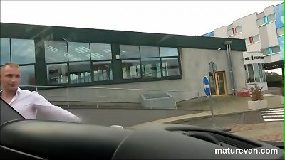 lush grandma picks up youthful shaft at MatureVan