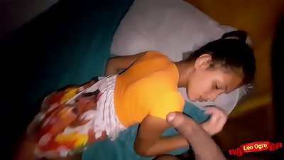 stepdad and lovely stepdaughter have sex in secret.