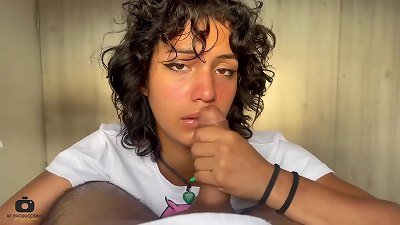 I help my little stepsister with her aerobics classes and end up fuckin' her cute and hard.