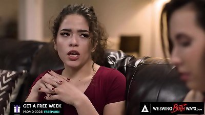 WE sway BOTH WAYS - duo horny Wives Have A bi hookup With Their husbands To Save A Divorce