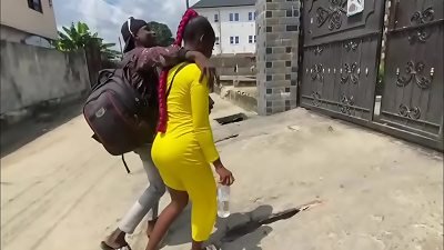 Lagos thug banged me till he spunked on my donk