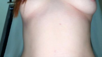 senior redhead gets smashed until her snatch is open and cum on my man meat