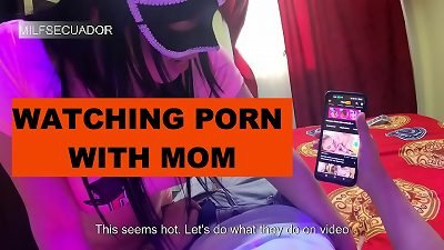 observing porn with my lean stepson with a small boner
