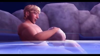Frozen Betrayal 2 - Elsa And Kristoff Public romp In The nasty - 3-dimensional hentai