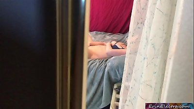 cousin inlaw caught voyeurism nails naughty aunt inlaw - Erin Electra