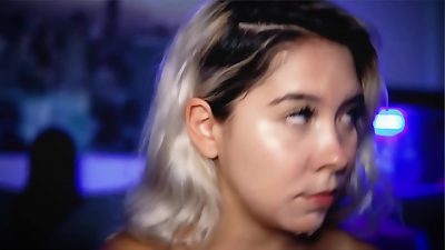 light-haired with her angelic face total of spunk seduces you with her skunky demeanour