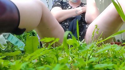 Your stepsister pees on your face in a public park full of people witnessing her