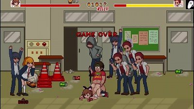 school Dot struggle | A fighter can't fight back the hard-ons of the men thirsty for twat and gets her fuckbox and bootie fucked purrfectly to get stuffed | anime porn Games Gameplay | P3