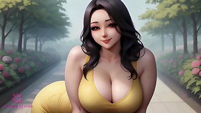 chinese milf With thick butt Gets A Countryside creampie - [Close-up / point of view / AI]