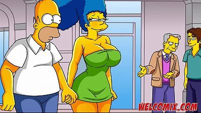The best Mom-I-would-Like-to-Fuck in town! The Simptoons, Simpsons anime porn
