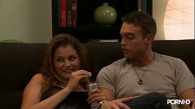 unsatisfied naughty wifey hookup in front of her spouse