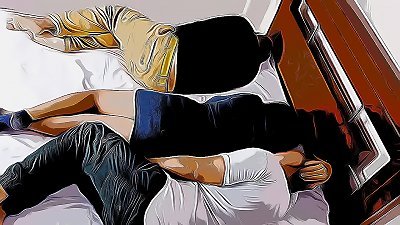 I linger in the hotel with my brother and his gf but I can not resist my handsome sister-in-law who is next to me - The day I take advantage of my brother's wife NTR comics Version