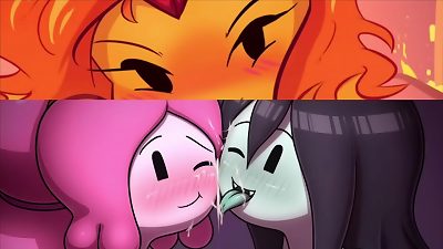 princess Bubblegum, Marceline & Flame goddess - venture Time [Compilation]