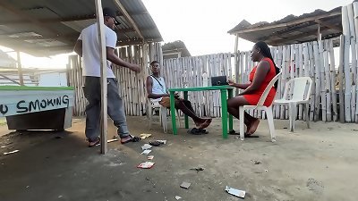 His girlfriend is looking for another fellow to nail her wait to watch what happens next