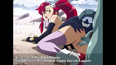 &lbrack;ZONE&rsqb; Gurren Lagann - Yoko Littner &lpar;1080P&sol;60FPS&rpar;