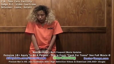 Become physician Tampa, undress Search Cali teenager Kalani Luana While Detained Before Being Sent To For Profit Detention Facility In "Cash For Teens" On @Doctor-Tampa.com